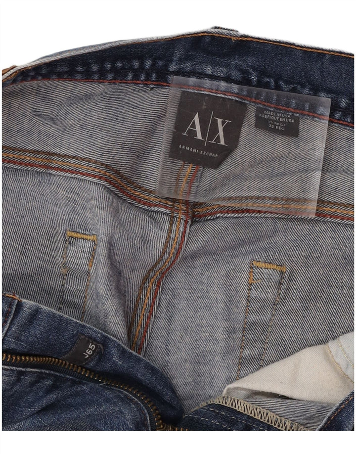 ARMANI EXCHANGE Jean droit W32 L29 bleu coton homme
