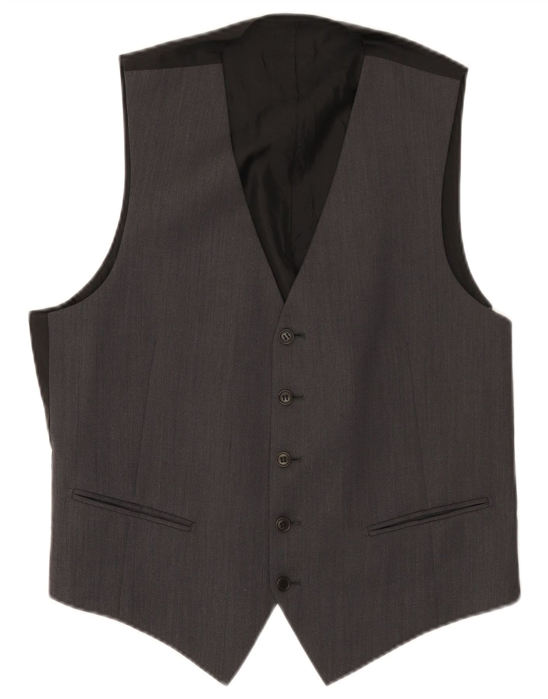 Gilet Vintage Homme Gris Moyen Colourblock