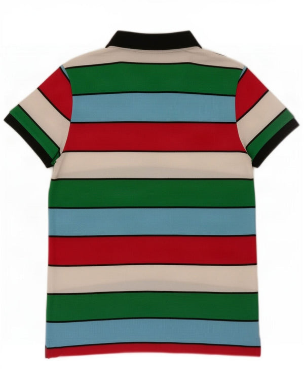 Lacoste Polo Femme EU 38 Medium Multicolore Rayé Coton