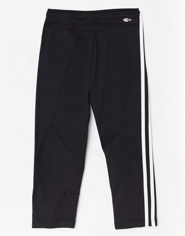 Adidas Femmes Climacool Capri Leggings UK 10 Petit Noir Polyamide