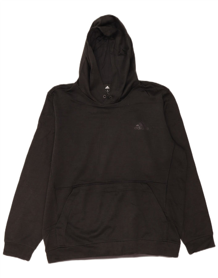 Adidas Climawarm Sweat à capuche pour homme Taille L Noir Polyester