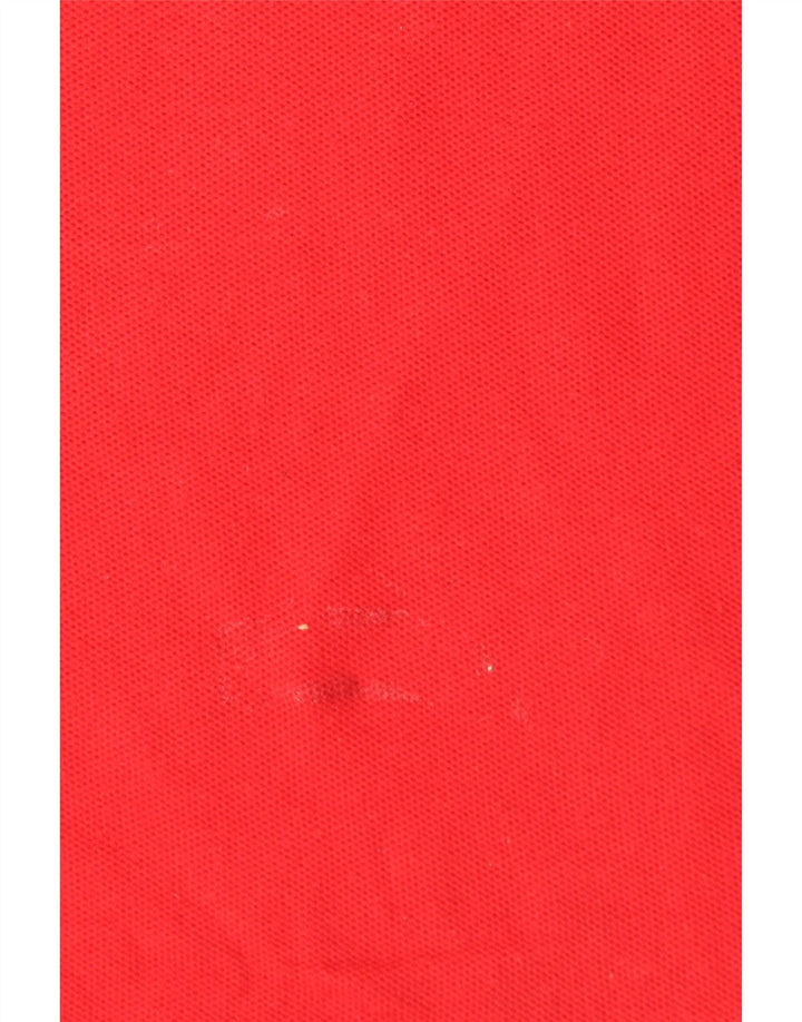 NIKE Polo Homme Rouge Moyen Coton