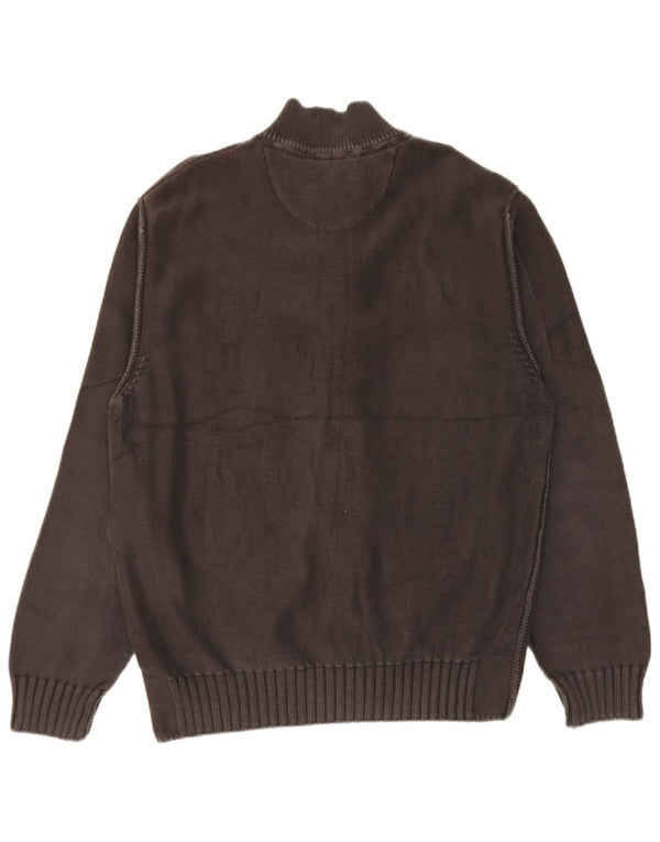 Napapijri Cardigan Pull Homme 3XL Gris Coton