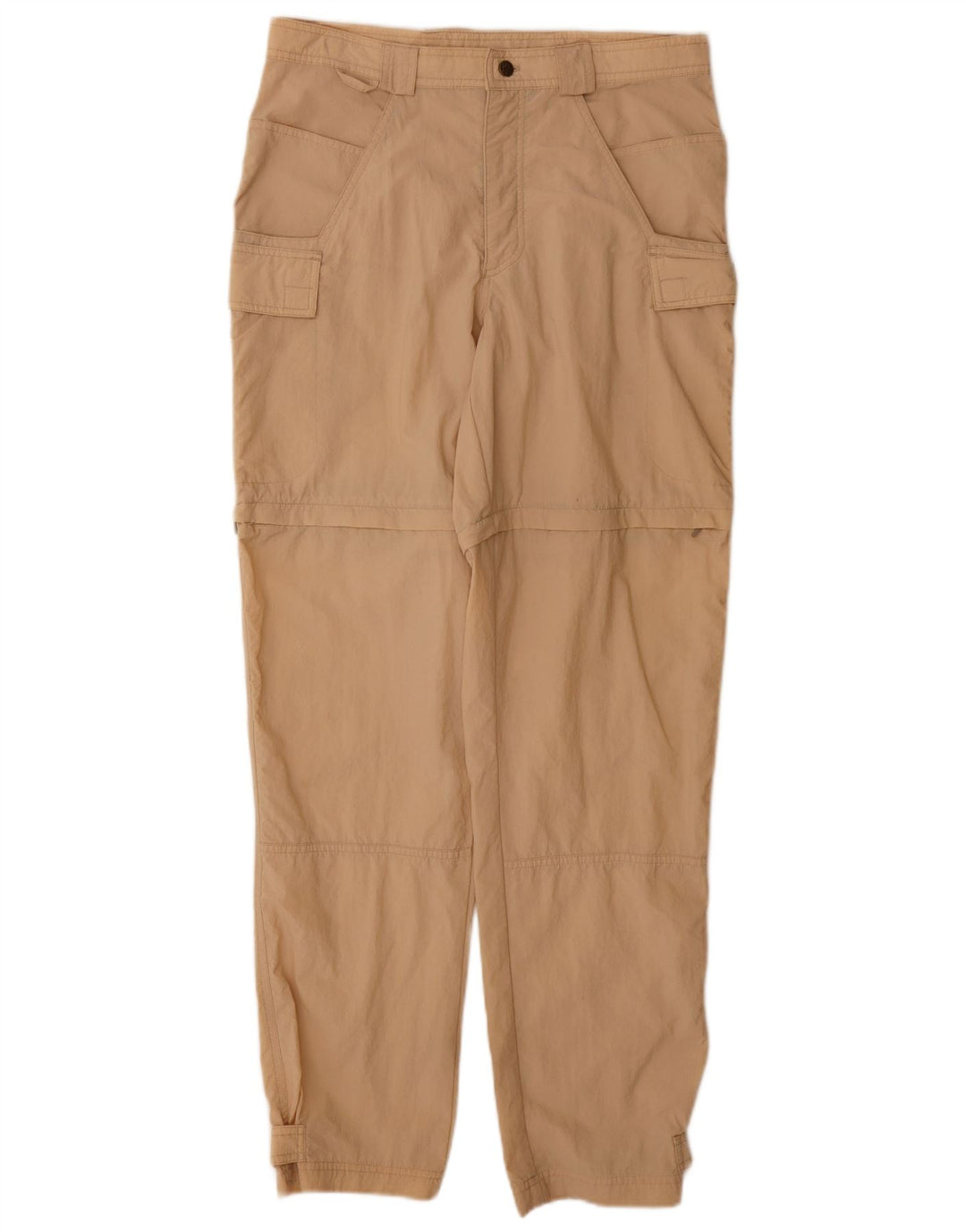 Jack Wolfskin Pantalon cargo coupe-vent pour femme Large W32 L33 Beige
