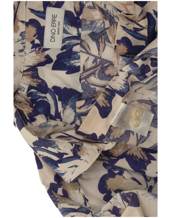 Dino Erre Chemise Homme Taille 42 Grand Floral Multicolore