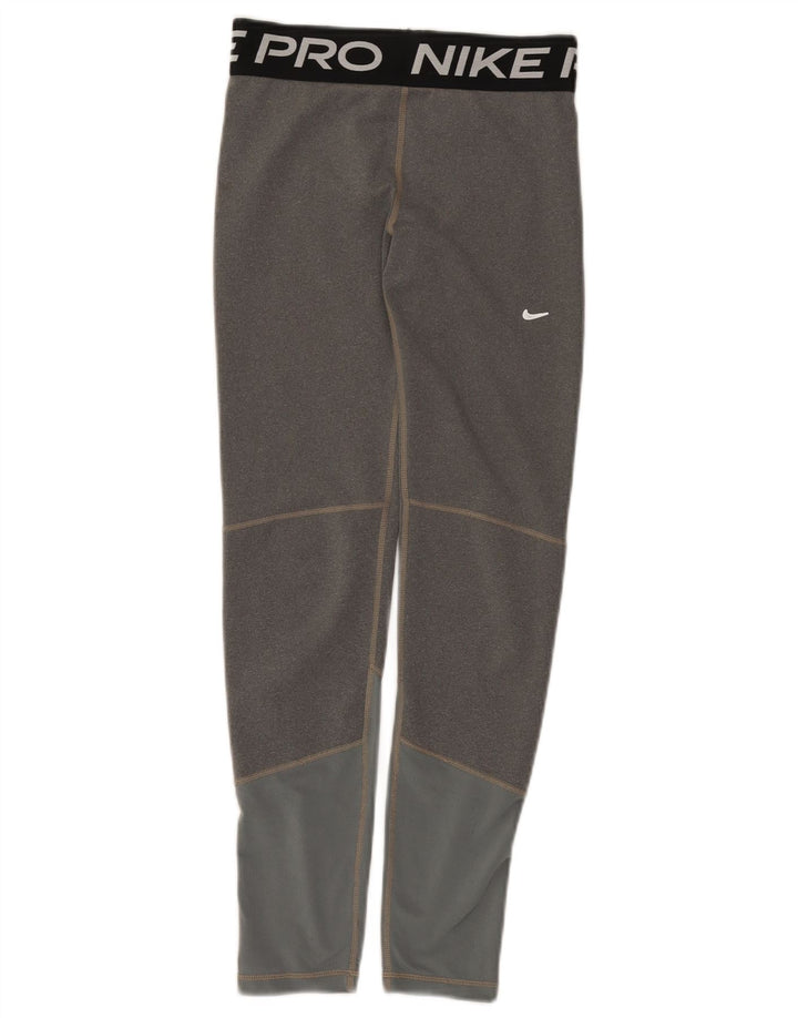 Legging Nike Fille Graphic 12-13 ans Large Gris Colorblock Polyester