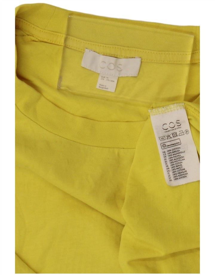 Cos T-Shirt Homme Top Jaune Moyen Coton