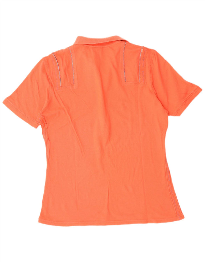 Polo Richmond pour femme UK 16 Large Orange Coton
