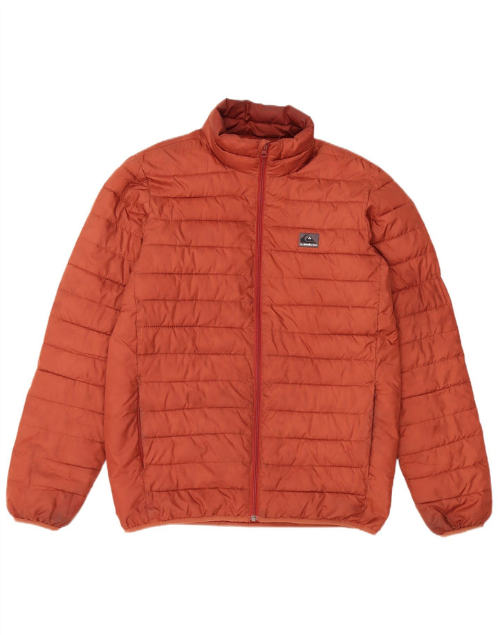Quiksilver Veste matelassée pour homme UK 38 Marron moyen Polyester