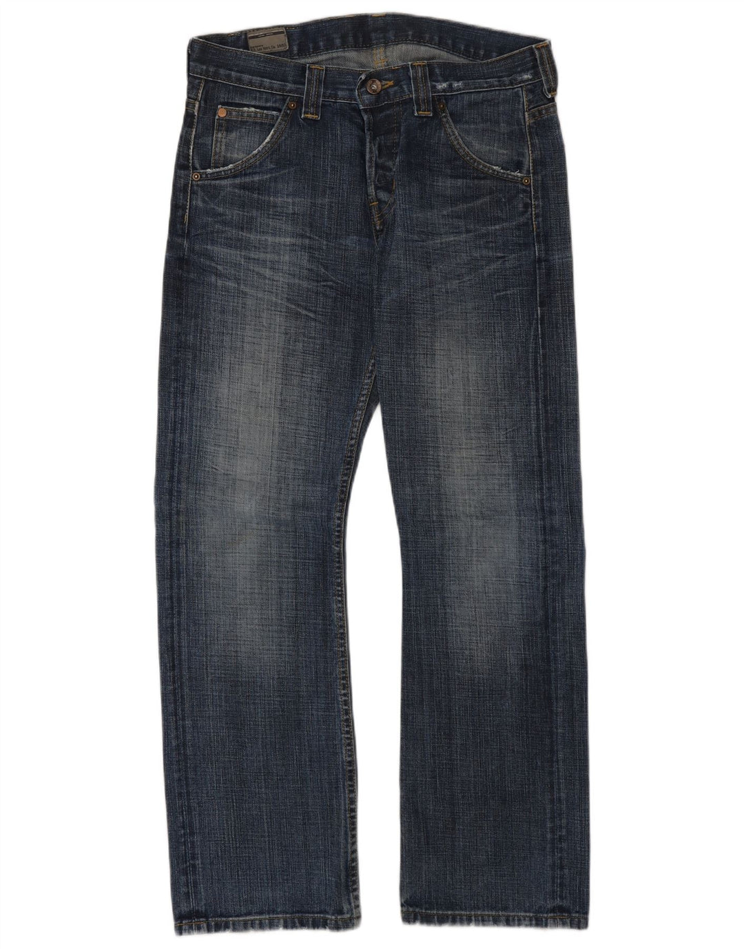 Lee Femme Flint Jean Droit W30 L30 Bleu Coton