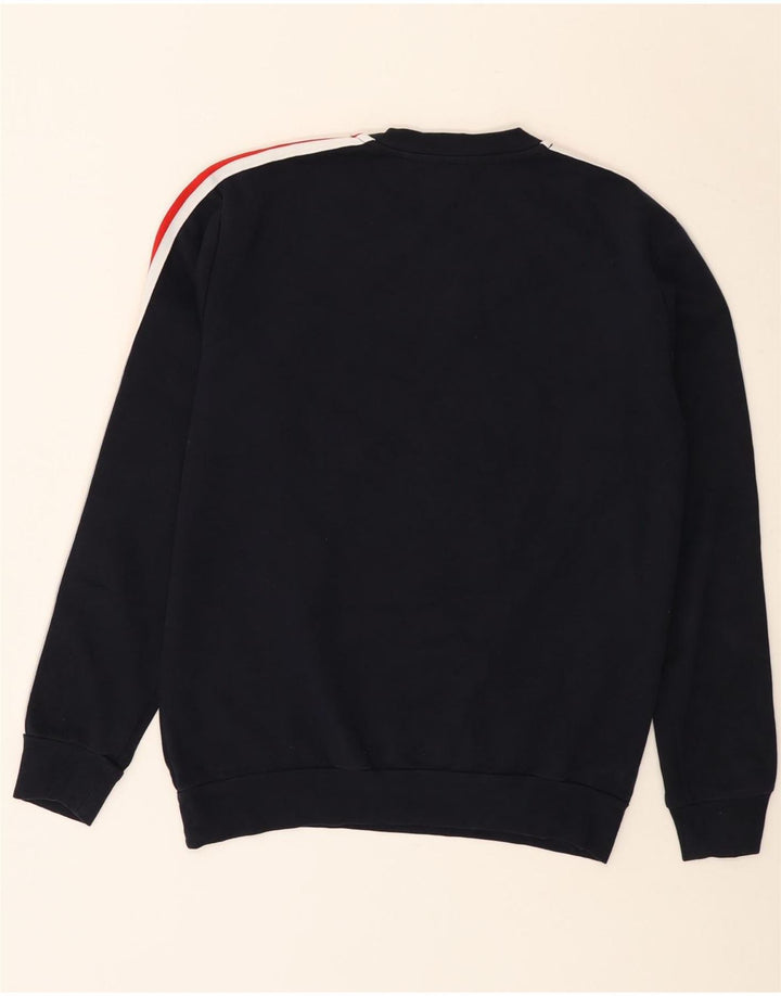 Zara Sweat-shirt pour homme Small Bleu marine Colourblock