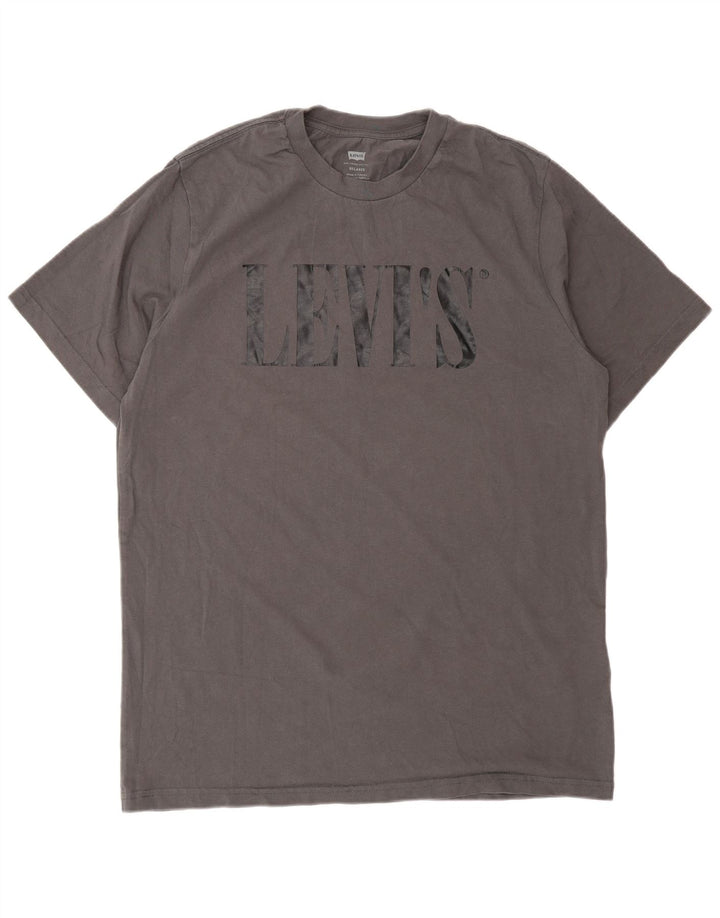 Levi's Tee-Shirt Relaxed Graphic Homme Gris Moyen Coton