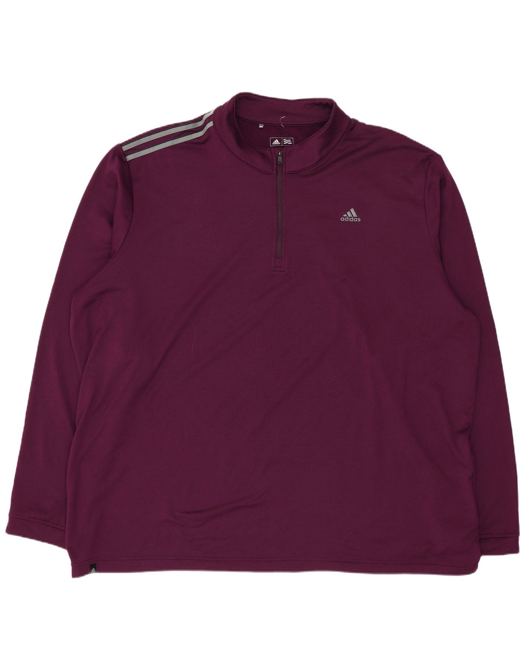 Adidas Hommes Zip Neck Pull Survêtement Top 2XL Violet Polyester