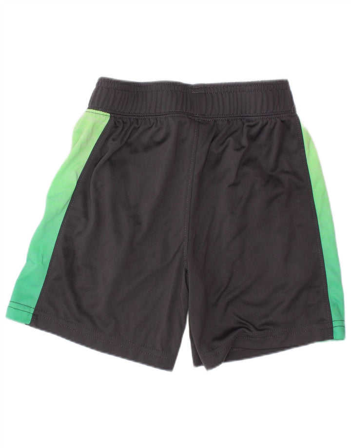 Under Armour Short de Sport Garçon 7-8 Ans Gris Colorblock