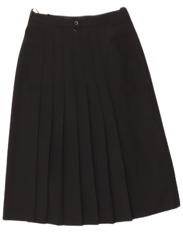 Del Mod Jupe plissée taille haute pour femme EU 38 Medium W27 Noir Polyester