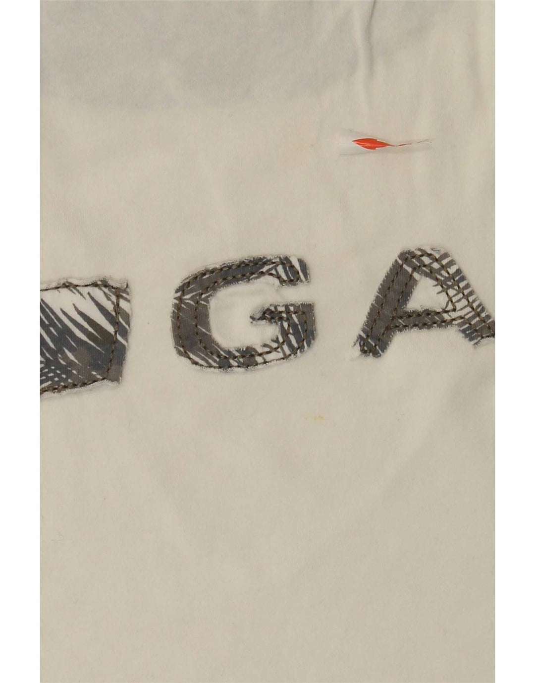 Gas T-Shirt Graphique Homme Grand Blanc Coton