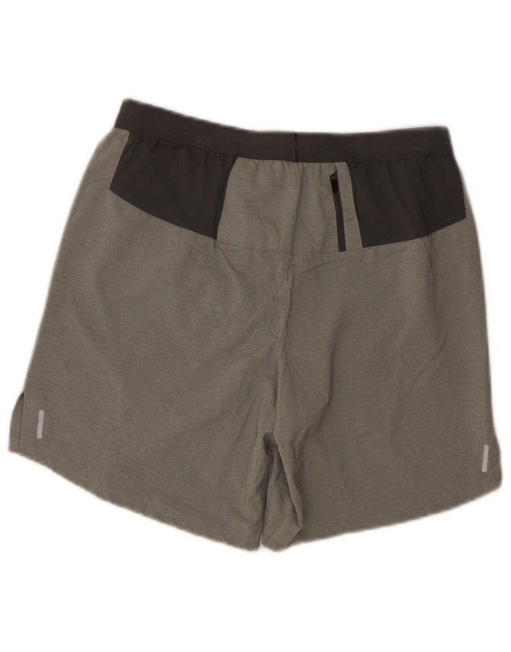 Nike Short de sport Dri Fit pour femme UK 10 Petit Gris Polyester