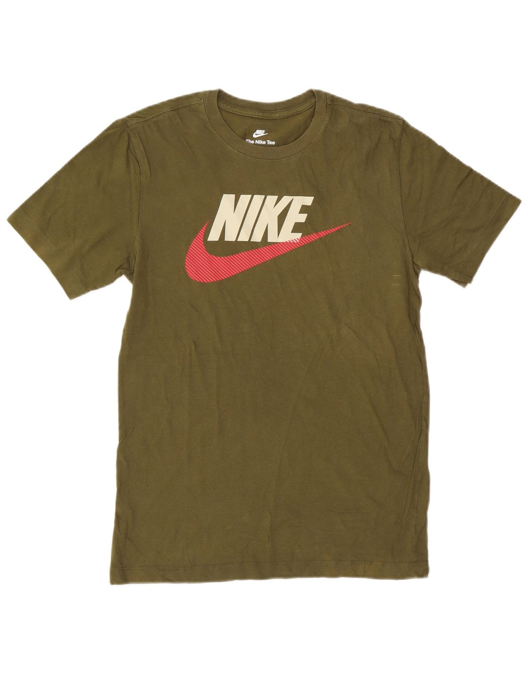 Nike T-shirt graphique pour homme en coton kaki Taille S