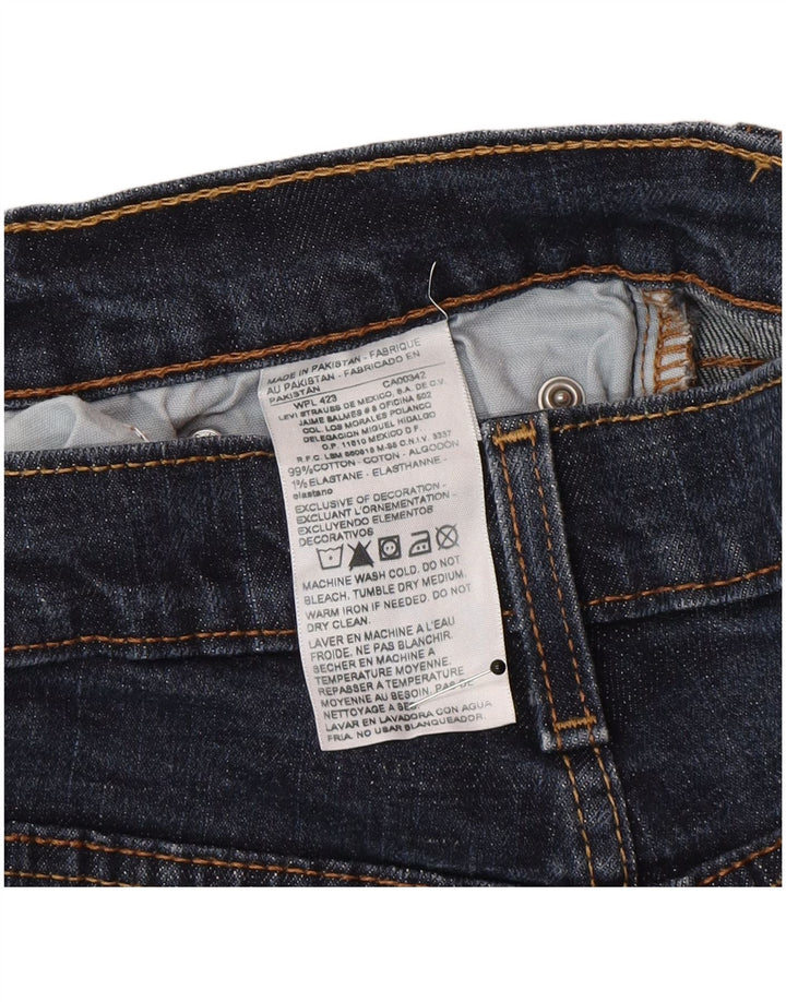 Levi's Jean Slim Droit Denizen W32 L32 Homme Bleu Marine Coton