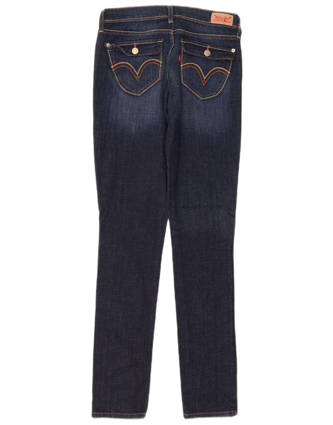 Levi's Jean 524 Super Low Slim Femme W30 L32 Bleu Marine Coton