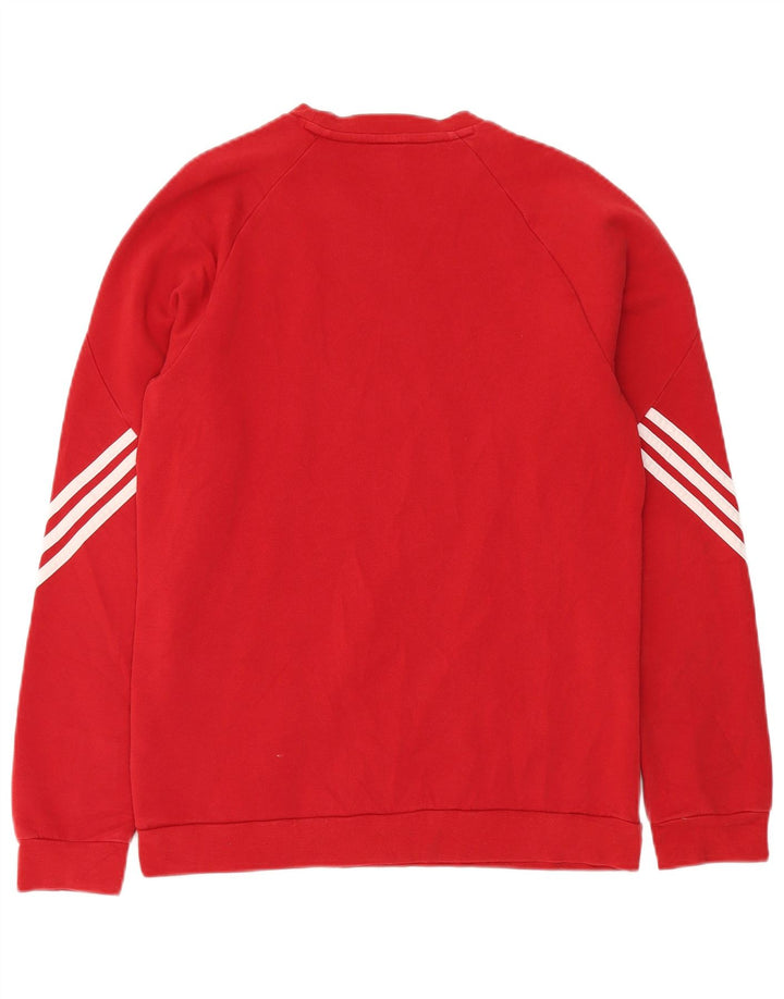 ADIDAS Sweat-shirt pour homme en coton rouge moyen