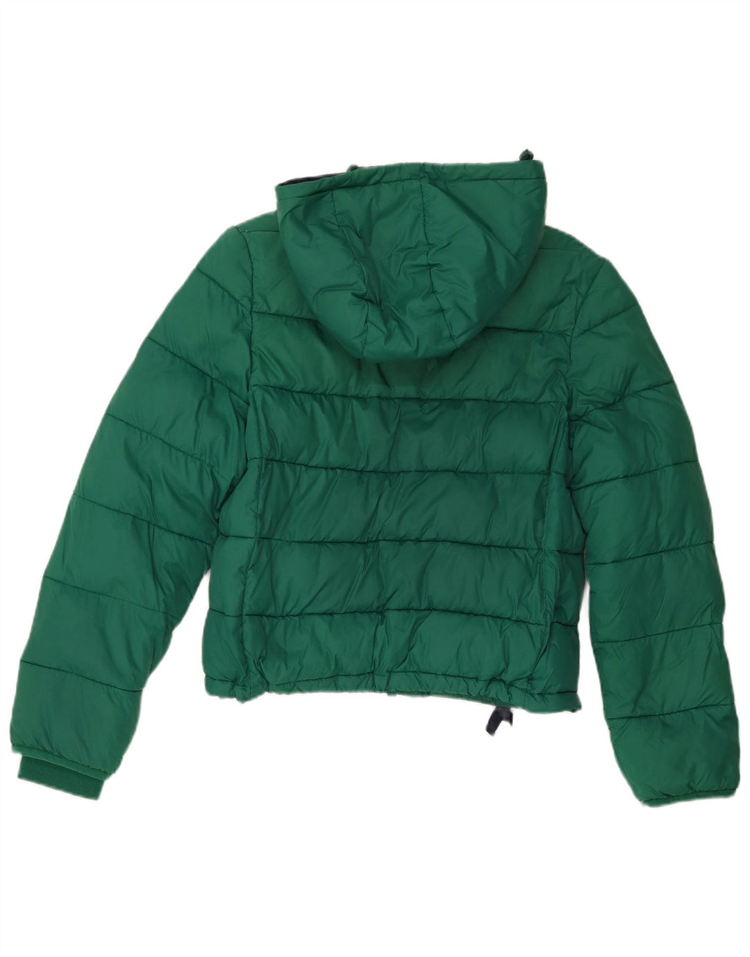 Jack Wills Veste matelassée surdimensionnée à capuche pour femme UK 8 Small Vert