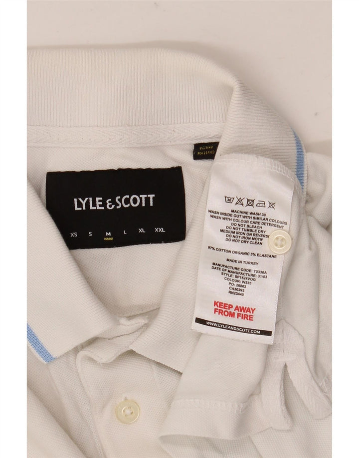Lyle & Scott Polo Homme Blanc Moyen Coton