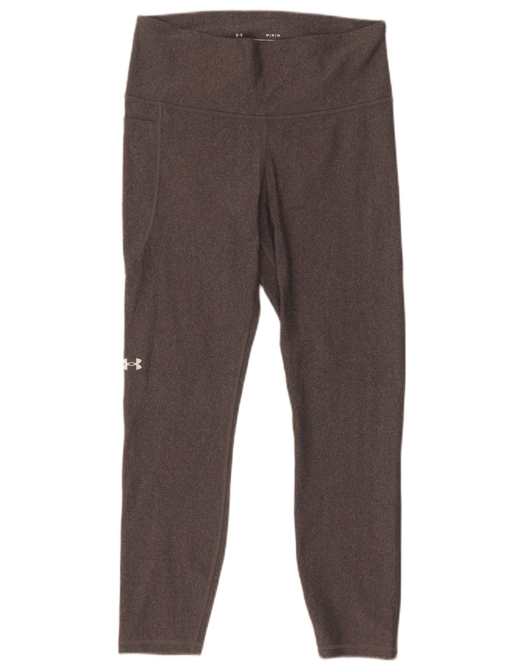 Under Armour Legging court pour femme UK 12 Gris moyen