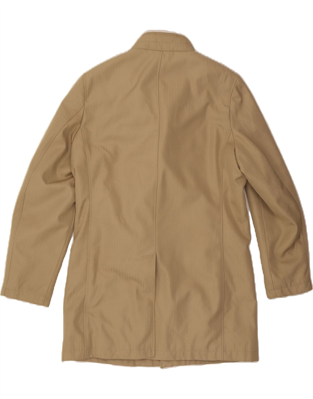 COVERI Mens Overcoat IT 50 Large Beige Polyester Vintage Coveri and Second-Hand Coveri from Messina Hembry 