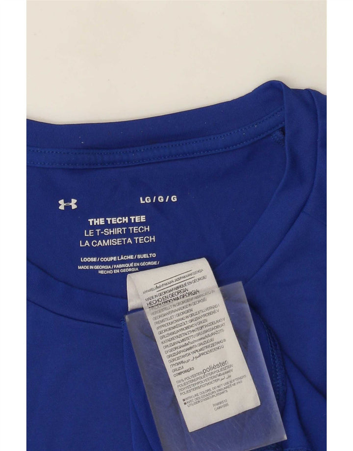 Under Armour T-Shirt Homme Haut Large Bleu Polyester