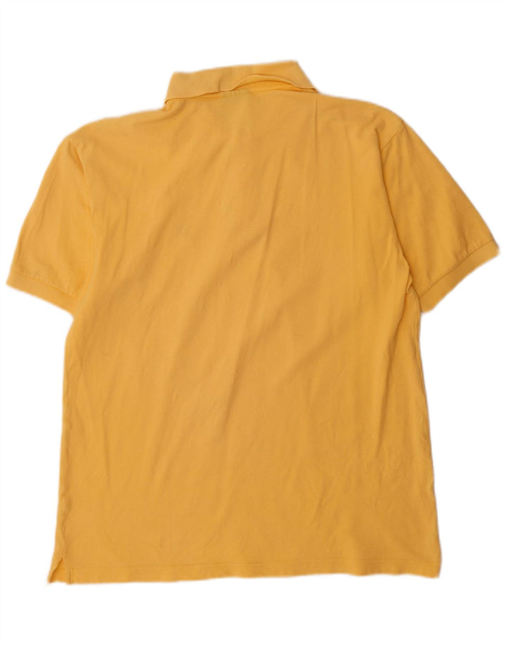 Asics Polo Homme Jaune Moyen Coton