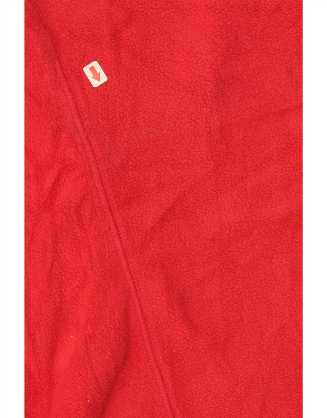 EDDIE BAUER Womens Zip Neck Fleece Jumper UK 16 Large Red Polyester Vintage Eddie Bauer and Second-Hand Eddie Bauer from Messina Hembry 