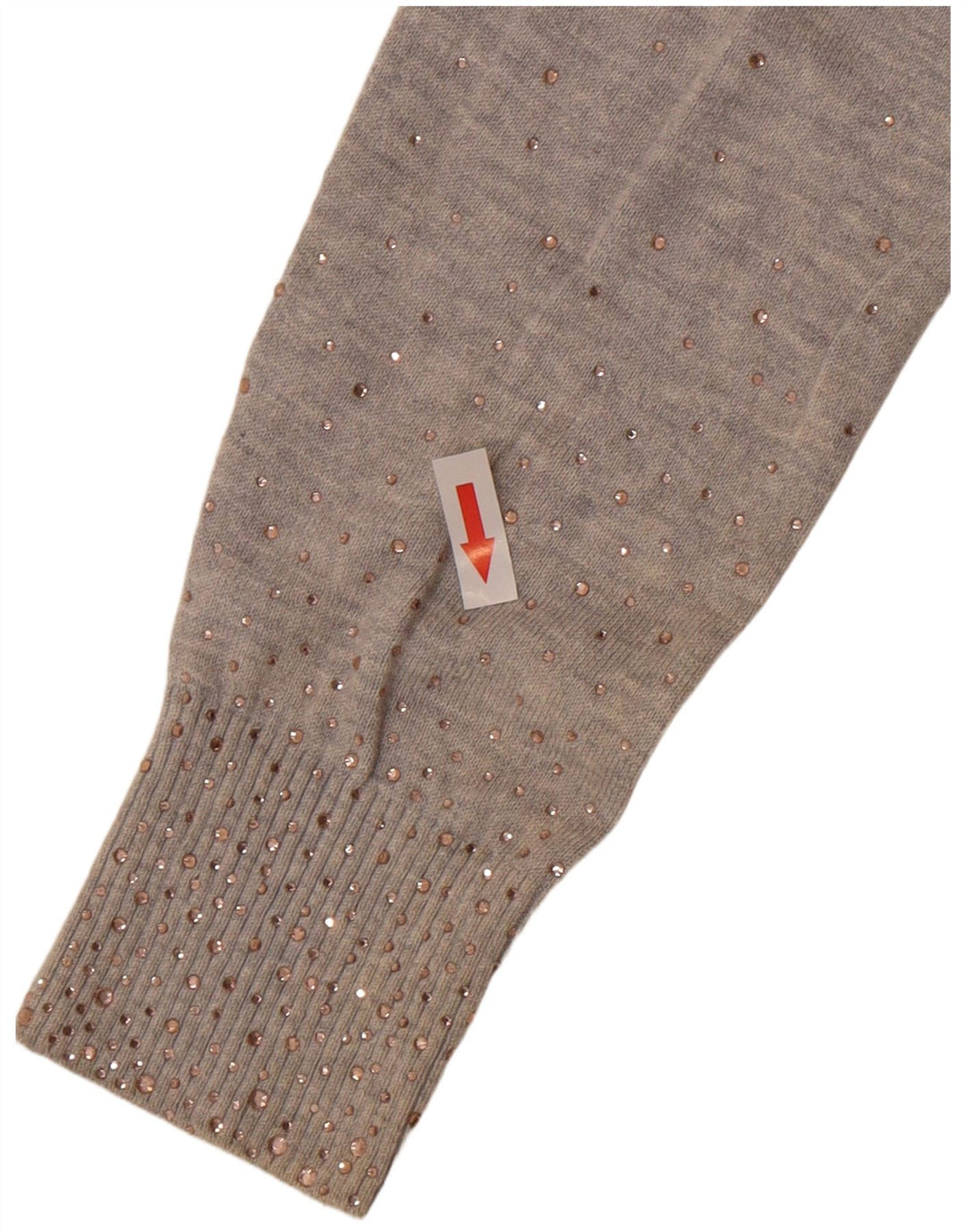 Ted Baker Pull col bateau pour femme Taille 2 Petit coton moucheté gris