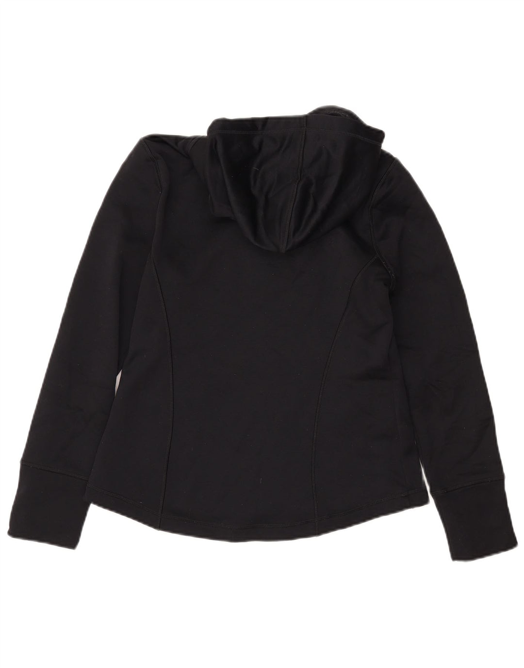 FILA Pull à capuche zippé pour femme UK 10 Small Noir Polyester