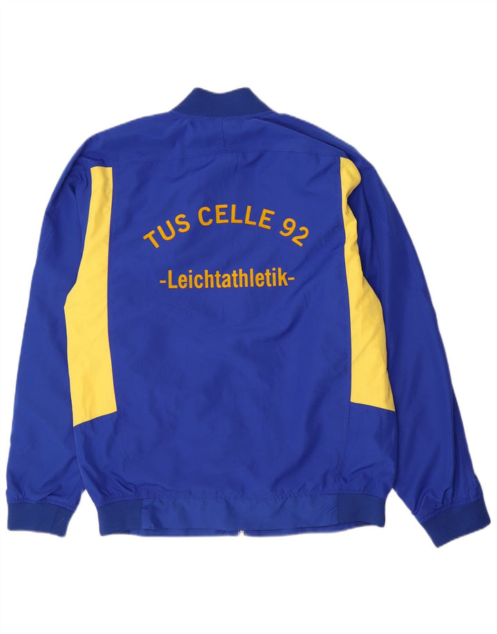 Asics Survêtement complet graphique pour hommes, grand bleu, polyester color block