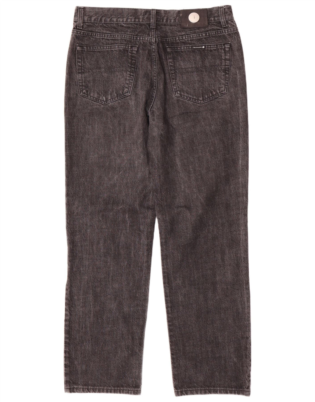 Trussardi Jean Droit W36 L32 Gris Coton Homme