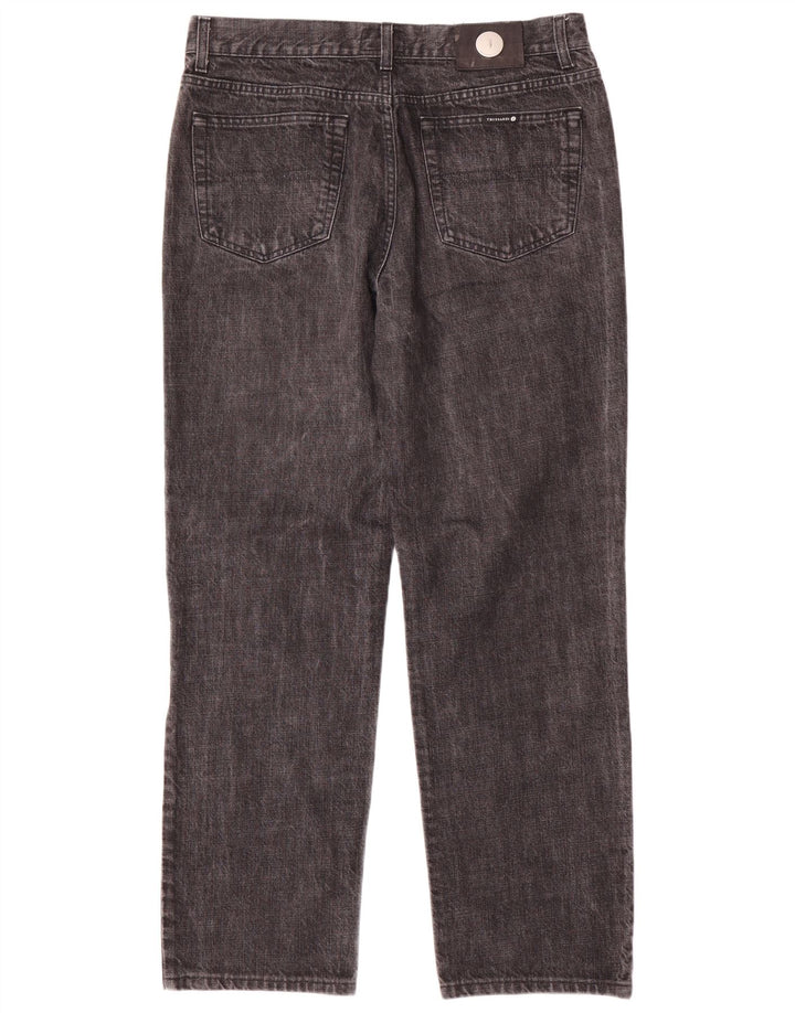 Trussardi Jean Droit W36 L32 Gris Coton Homme