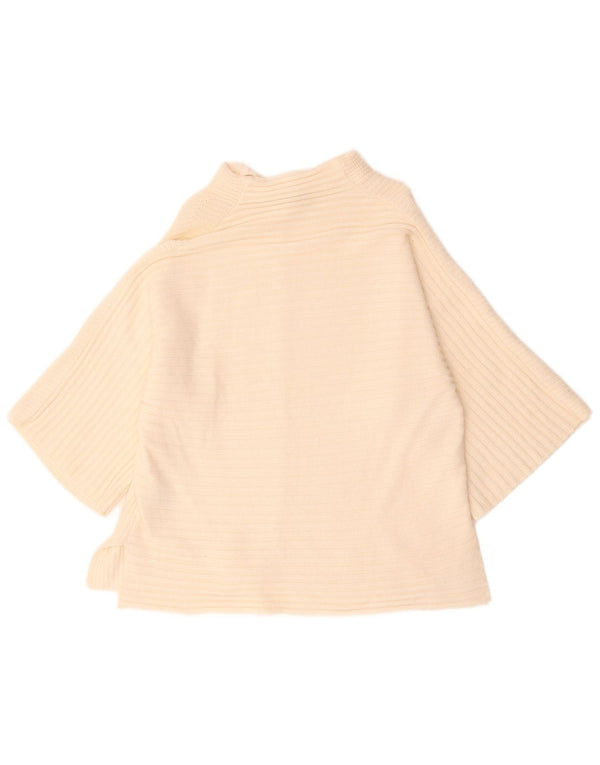 Marks & Spencer Pull à col roulé pour femme UK 10 Small Blanc cassé