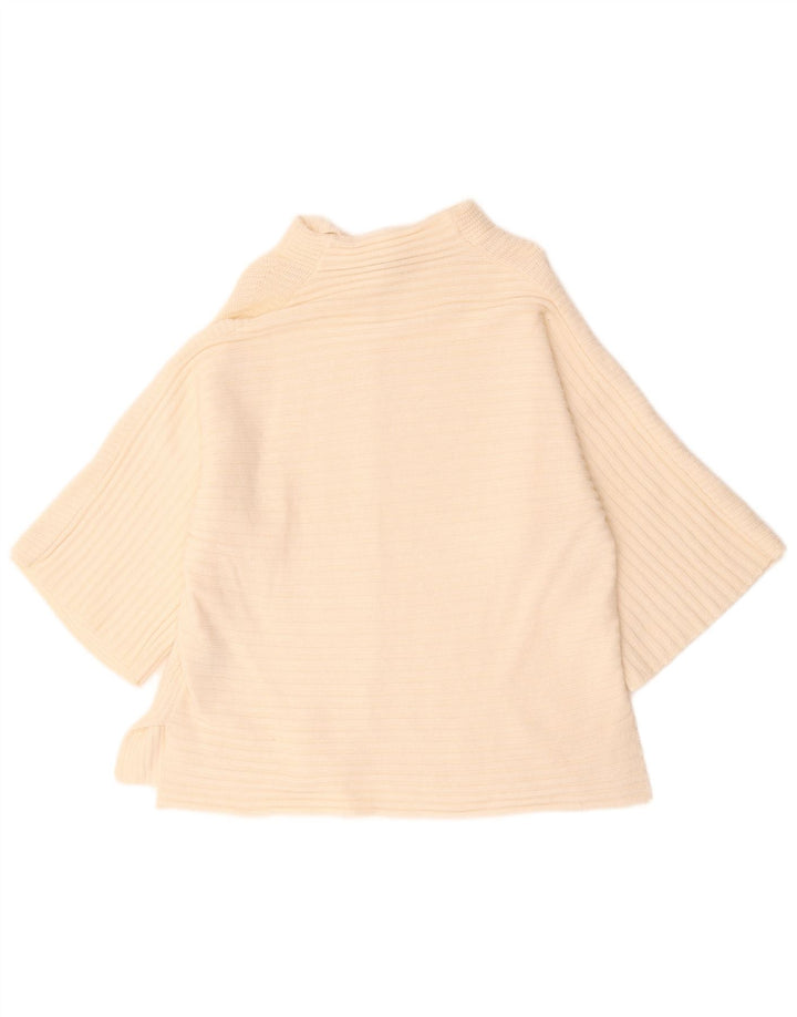 Marks & Spencer Pull à col roulé pour femme UK 10 Small Blanc cassé
