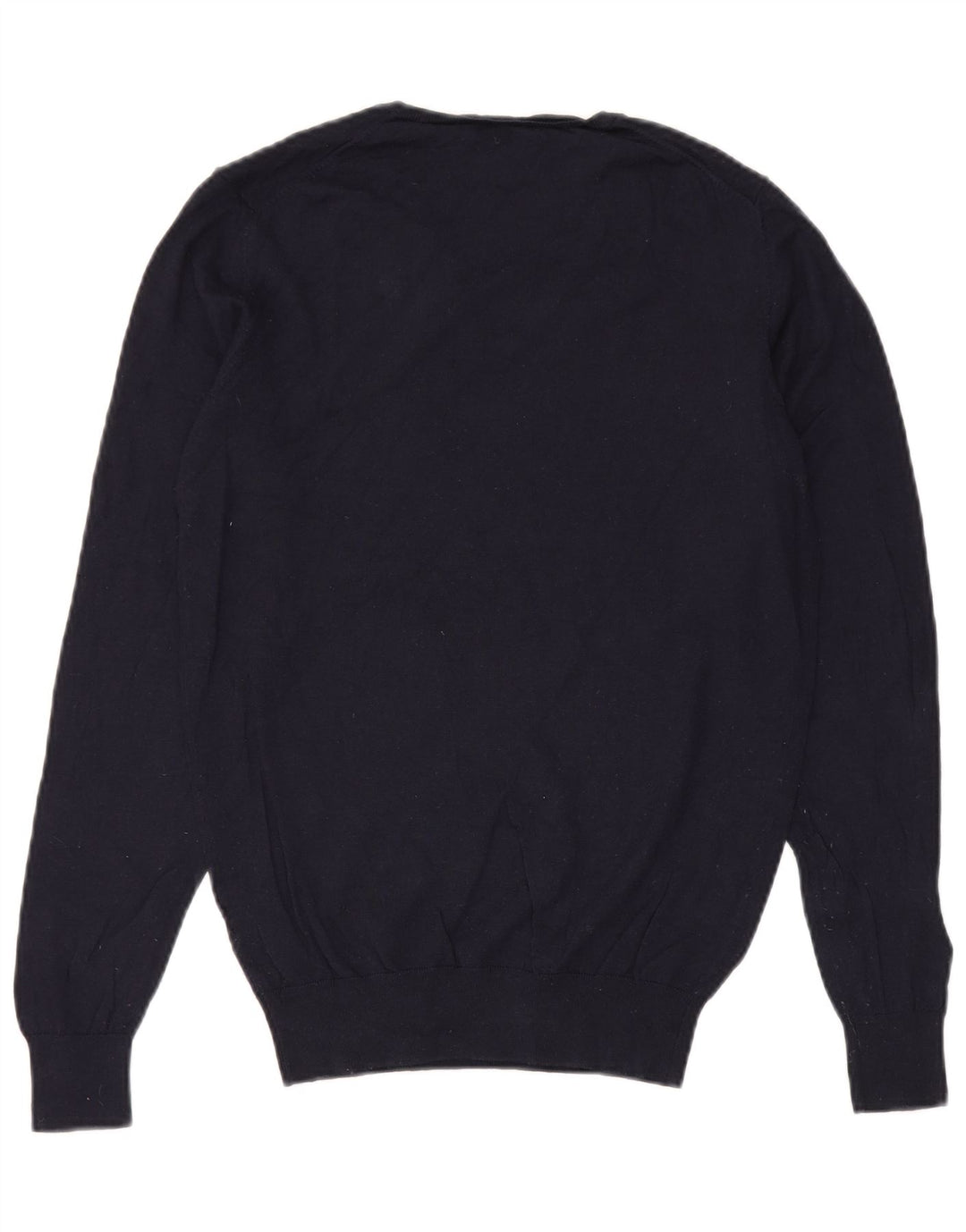 Massimo Dutti Pull col V pour homme Bleu marine Taille L