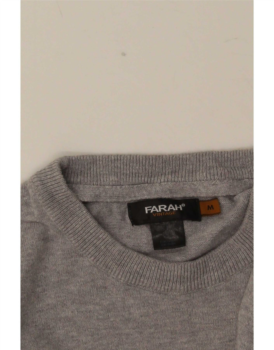 Farah Pull Col Rond Homme Gris Moyen