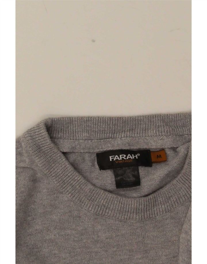 Farah Pull Col Rond Homme Gris Moyen