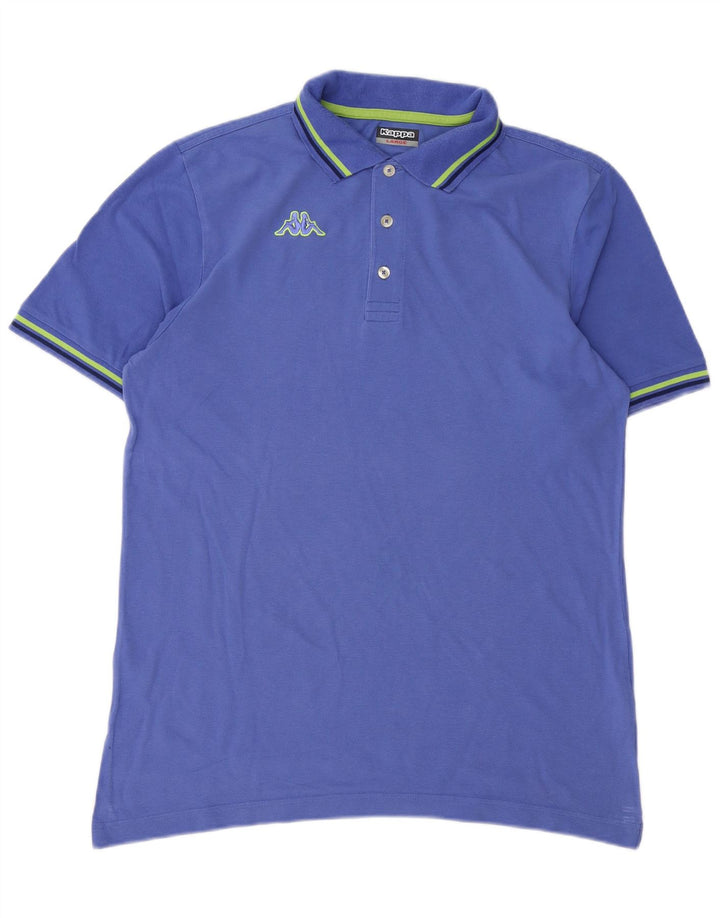 Kappa Polo Homme Grand Bleu Coton