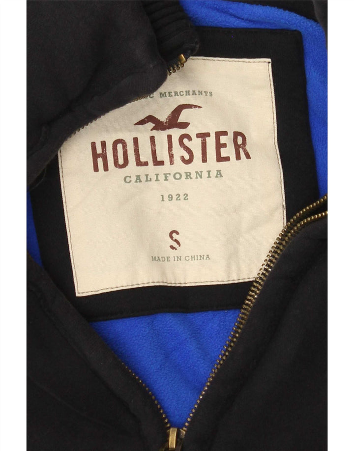 Hollister Veste Bomber Homme UK 36 Petit Bleu Marine