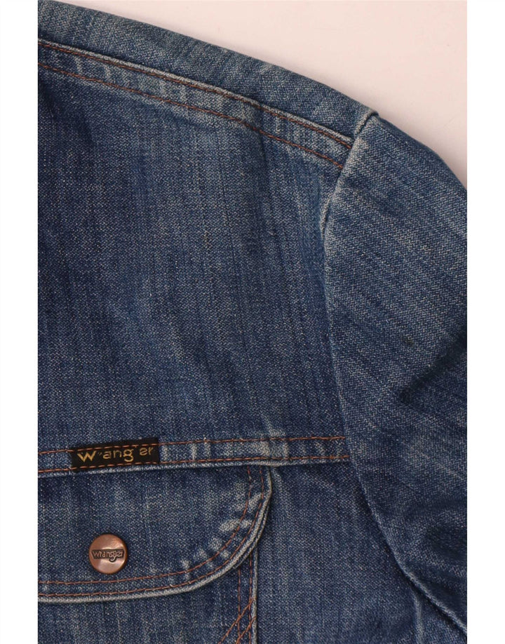 Wrangler Veste en jean pour homme UK 38 Bleu moyen