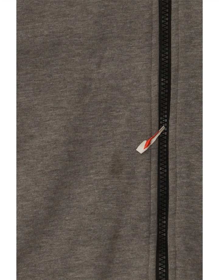 Nike Pull à capuche zippé pour homme XL en coton gris