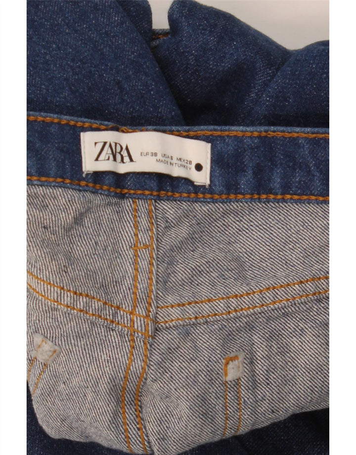 ZARA Jean Bootcut Femme EU 38 Petit W28 L34 Bleu