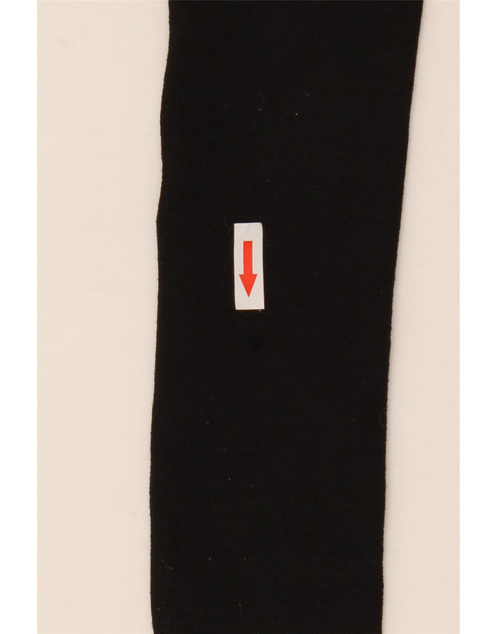 Zara Womens Crop Top Manches Longues UK 8 Petit Noir