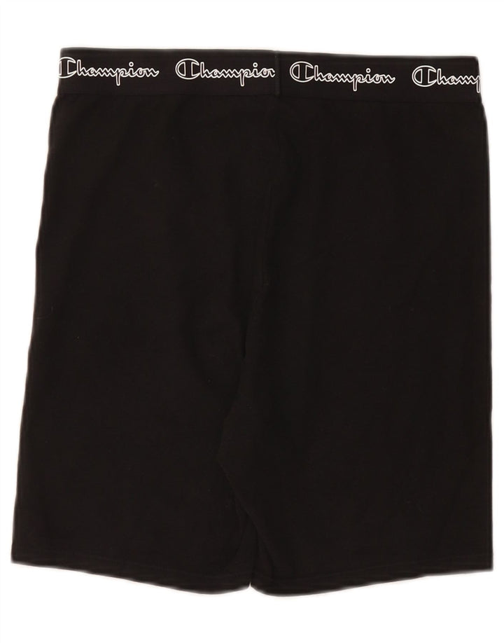CHAMPION Short de sport graphique pour femme UK 16 Large Noir