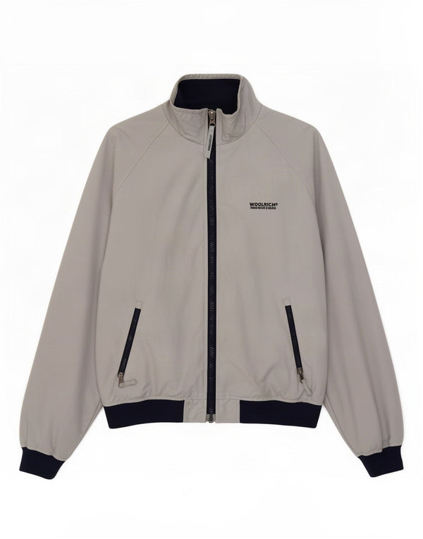 Woolrich Veste de Pluie Garçon 13-14 Ans Bleu Colorblock Nylon